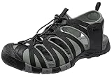 CAMEL CROWN Trekkingsandalen Herren Outdoor Sandalen Wasserfest Wandersandalen Sommer Leichte Geschlossene Sandale für Reisen Wandern,Schwarz,44EU