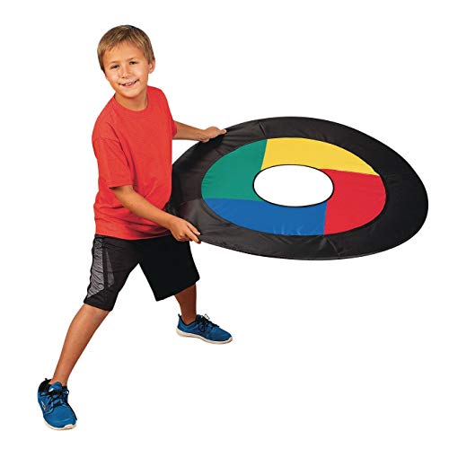 S&S Worldwide Monster Flying Ring. Unfolds To 36" Diameter, Folds To 12" For Easy Storage. Safe Light Weight Fabric Disc For Kids And Adults. #TOP24