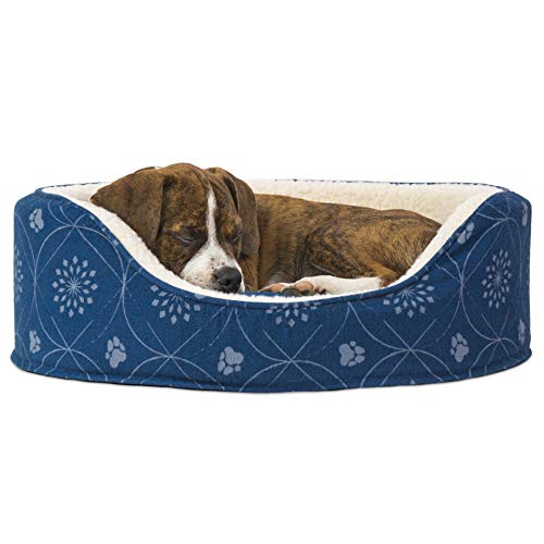 oval orthopedic dog bed