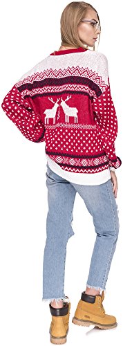 Maglione da donna in stile natalizio, Colore