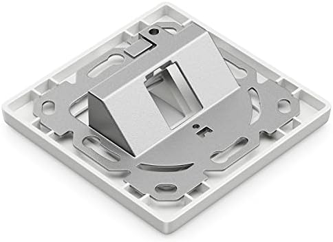 deleyCON 4x Zestaw Gniazd Sieciowych Keystone CAT8 2000 MHz 40 GBit/s Podtynkowy 4x Gniazdo Sieciowe & 4x Moduł Keystone z Gniazdem RJ45 STP Ekranowana Metalowa Obudowa Gniazdo Danych Kabel Sieciowy
