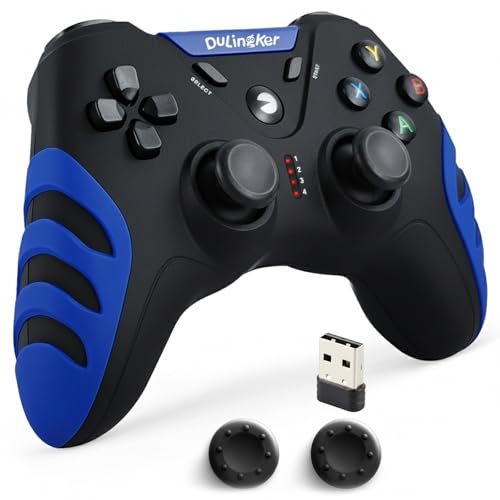DuLingKer Controller PC Wireless, Controller PS3 PC Joystick con Hall