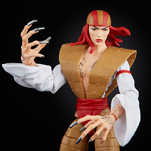 Marvel Hasbro Legends Series 6-Inch Collectible Lady Deathstrike Action Figure, Includes 1 Build-A-Figure Part(S), Premium Design #TOP7
