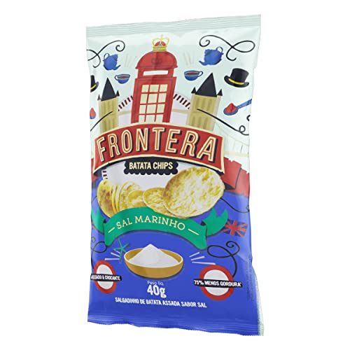 Batata Chips Sal Marinho Frontera 40g