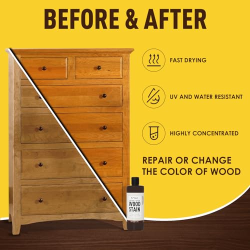 Dwil WOOD STAIN - 8.5OZ TEAK Water Based Wood Stain thumb #3