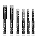 pizarra 6Pc Black Dry Diamond Drill Set for Granite Ceramic Tile Stone Glass Hard Materials 5/6/8/10/12mm