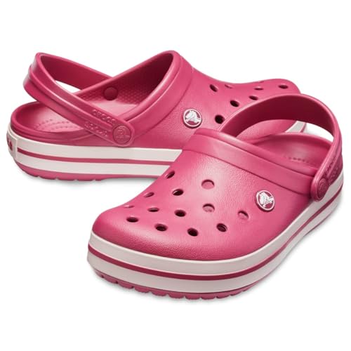Image of Crocs Unisex Adult Crocband Clog 11016-6OR Pomegranate /Rose Dust M8W10