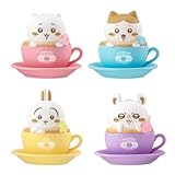【4種アソートセット】キャラテアートケース ちい．かわ 1, ちい．かわラテ 2, ハチワレラテ 3, うさぎラテ 4, モモンガラテ image