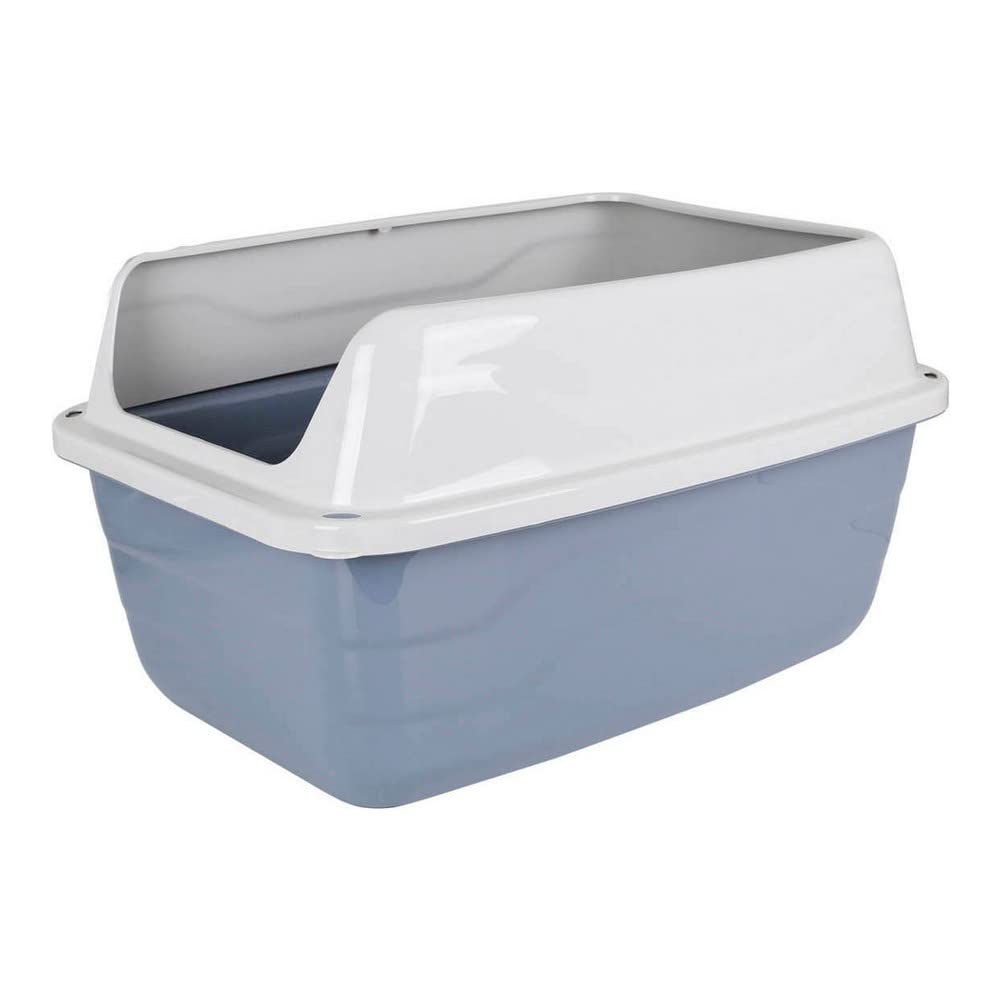 Arenero para Gatos Georplast Sonic XL Gris Blanco (56 x 40 x 30,5 cm)