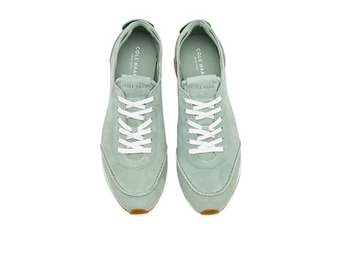 Cole Haan Cole Haan Women's Shoes - Grandpro Low Profile Runner Energyweave Sneaker, Lily Pad Leather/Satin, 7-B US