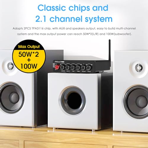 Nobsound NS-14G Stereo-Receiver 2.1 Verstärker mit Subwoofer-Ausgang
