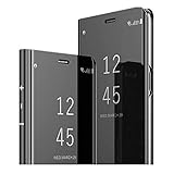 🥕Flip Funktion:Samsung Galaxy S10 Mirror Hülle Flipcase mit Ständer. Die Samsung Galaxy S10 case clear Premium PU Leder Flip Case Lederschutzhülle für das Samsung Galaxy S10 besitzt eine Standfunktion, welche Ihnen mehr Komfort mit mehr Blickwinkeln beim Filme schauen bietet sowie beim Abhängen mit Freunden auf Face Time.