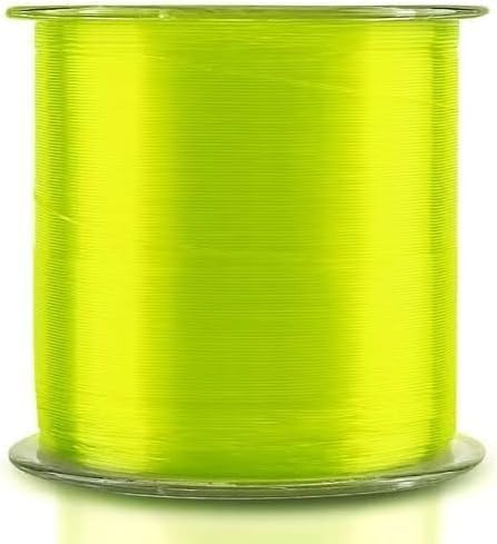 Monofilament Nylon Fishing Line, Extremely Strong and Durable 2-40LB for Saltwater & Freshwater Fishing (Yellow, 30lb - 500m - 0.50mm)