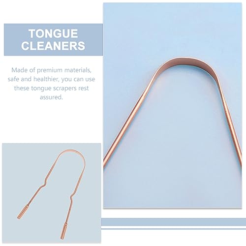 FRCOLOR 2 Pçs Raspador Limpadores Suprimentos De Cuidados Orais Ferramenta De Limpeza De Cuidados Or