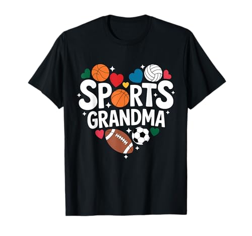 Sports Grandma Atheletic Grandkids Grandmother T-Shirt