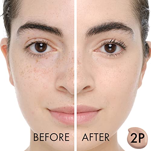 Veil Cosmetics | Sunset Skin Liquid Foundation | 2P | Buildable Coverage | Water-Resistant, Hypoallergenic, Oil-Free, Cruelty Free & Vegan | Lightweight & Brightening | Long Lasting | All Skin Types #TOP4