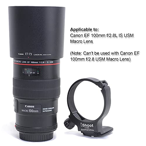 Metal Tripod Mount Ring D (B) Lens Collar Support Holder Bracket for Canon EF 100mm f/2.8L Macro is USM Lens, Replaces Canon Tripod Mount Ring D (B) - Thumbnail 4