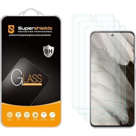 Supershieldz Tempered Glass for Pixel 8 Cover