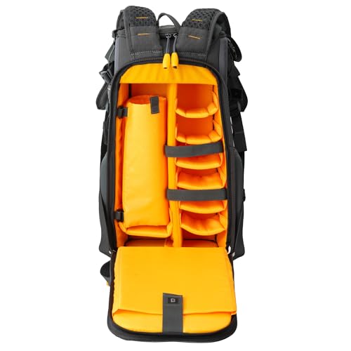 Image of VANGUARD Alta Sky 42 Professional Camera Backpack - Fits 600mm Lens Attached, 12.9 inch Tablet Storage, Tripod Carry System, 16 Liter Capacity | Fits Up to 600mm Lens Attached, 16.6l, 12.9 Tablet Sleeve, Tripod Carry, Rain Cover, Bright Interior