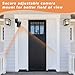 3Pack Ring Camera Wall Mount,Compatible with Ring Stick Up Cam Battery/Outdoor Cam Plus/Plug-in/Pro/Indoor Cam(1st Gen),360 Degree Adjustable No Drilling Mount for Ring Outdoor Indoor Cameras,Black