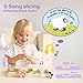 lalalark Tactile & Sound Wooden Chunky Puzzles for Baby 2-4, Musical Farm Animal Toys, Educational Wooden Block Puzzles, Kids Christmas Birthday Gifts, Toddler Learning Toys for 2 Years Old Boys Girls