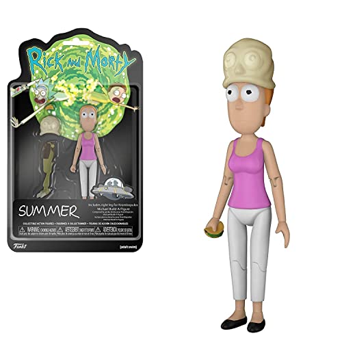 Funko Action Figure: Rick & Morty Summer With Weird Hat Collectible Figure, Multicolor #TOP1
