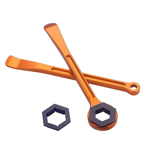 Image of Motorcycle Tire Changing Spoons Lever Iron Tool Wrench Set Tire Repair Tool | Combo Axle Tire Wrench Kit 10MM /0.39'' 13MM /0.51'' 22MM /0.87'' 27MM /1.06'' 32MM /1.26'' For MX Motocross Pit Bikes