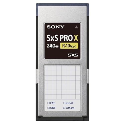 Sony 240GB SxS PRO X �������[�J�[�h 1250MB/�b �ǂݎ�� 600MB/�b �������݁B