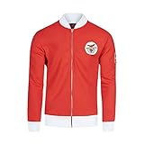 Benfica Eusébio 60's Jacke, Herren S Rot/Weiß