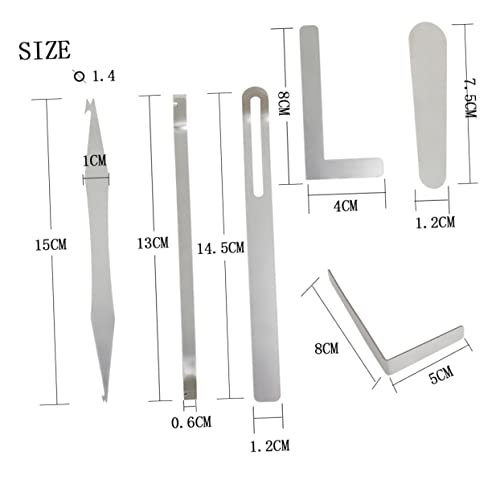ifundom Saxophone Maintenance Tool Set Repair Kit for Saxophone Flute Clarinet Oboe Durable Materials Portable Design Essential for Wind Instruments Care