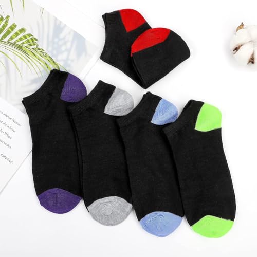 25 pairs of low cut socks in multiple colors, soft and breathable, suitable for daily sports in spring and autumn2