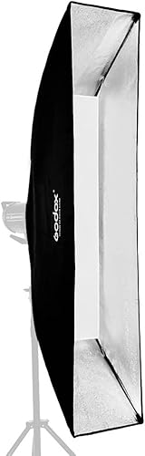 Miniatura 3 de Godox 12 x 47 pulgadas  11.8 x 47.2in Softbox Honeycomb Grid Strip Soft Box Bowens Mount for Photo Studio Flash