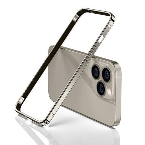 Coque iPhone 17 Air or désert fine en métal pour le quotidien