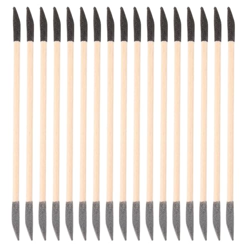 Bâtonnets à ongles en bois Healvian pour repousse-cuticules et nail art, lot de 60
