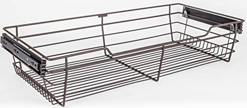 Dark Bronze Closet Pullout Basket 16