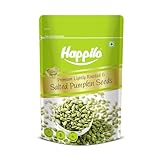Happilo Premium Lightly Salted & Roasted Pumpkin Seeds 200g | AAA Grade | Crunchy Fiber-Rich Superfood Snack | Healthy Booster Seeds for Diet & Fitness