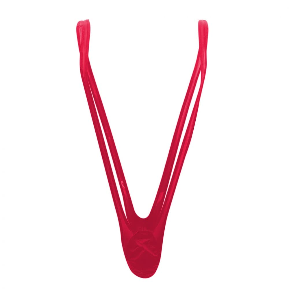 Muquam Men's Brief Spandex Thong (07186) (M, Red)