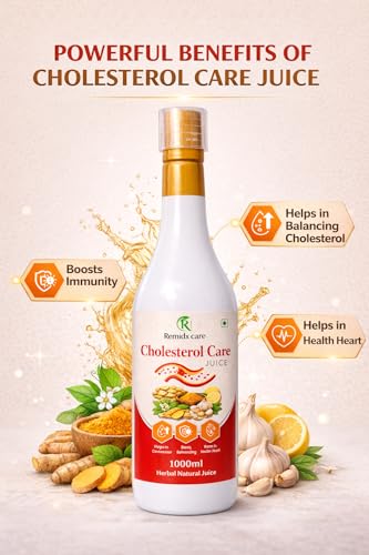 Image of Cholest Fit Juice 1000ml | Herbal Wellness JuiceCholest Fit Juice 1000ml (1 Month Pack) | Modern Ayurvedic Cholesterol Care Herbal Juice | 6+ Herbs with Arjuna Chaal, Garlic, Jatamansi, Curcumin, Ginger, Lemon & Apple Cider Vinegar | Natural Heart Wellness Support Drink