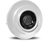 Vortex Powerfan VTS In-line Fan, 6'', 115V/1PH/60Hz, 403 CFM