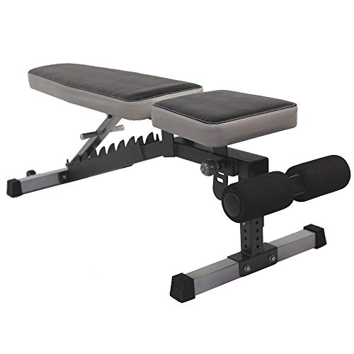 StrengthTech Fitness USA Made Adjustable Weight Bench | Fitness Gym Quality | Powder Coated Steel | Black