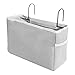 Produktbild E EBETA Bett Tasche mit Drahthaken Hängetasche Hochbett Aufbewahrungstasche Bett Organizer für Buch, Magazin, Kopfhörer(Grau)