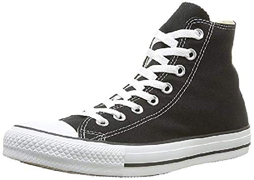 Converse Unisex Chuck Taylor All Star High Top Sneakers Black/White, US Men's 6