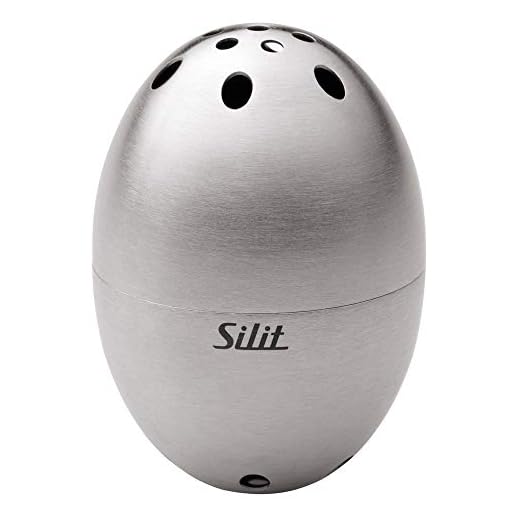 Silit Servieridee Huevo antiolores para frigorífico, Acero Inoxidable Pulido