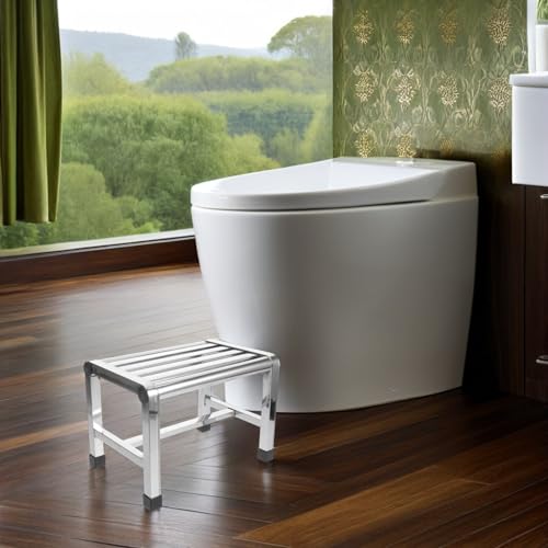 Tabouret acier inoxydable durable banc compact haut de gamme - 7