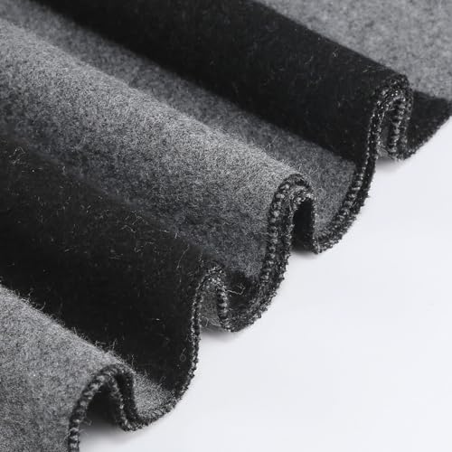 Congru Scarf For Men,Black And Gray Striped Mens Scarf Winter Halloween Costume Accessories For Men thumb #2