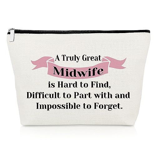 Midwife Appreciation Gift Midwife Gifts Makeup Bag OBGYN Gifts for Doctors Delivery Nurse Gift Midwife Thank You Gifts Doula Gifts Nurses Day Gifts Travel Cosmetic Pouch Obstetrician Gynecologist Gift
