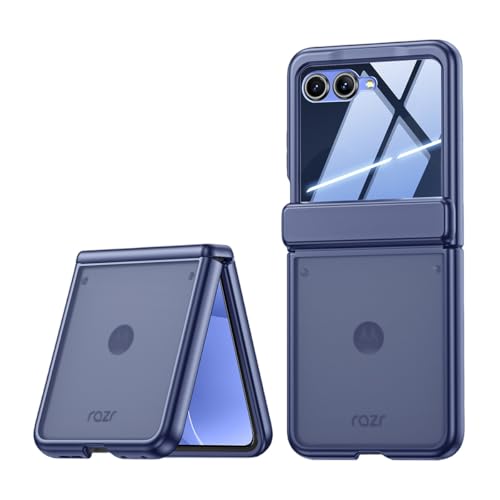 Coque Moto Razr 70 Pro bleu translucide pour vos déplacements