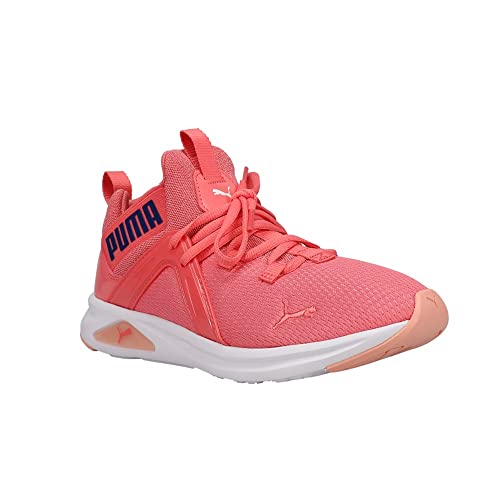 PUMA Puma Enzo 2's Running Shoe, Sun Kissed Coral White, 5.5 US Unisex Big Kid