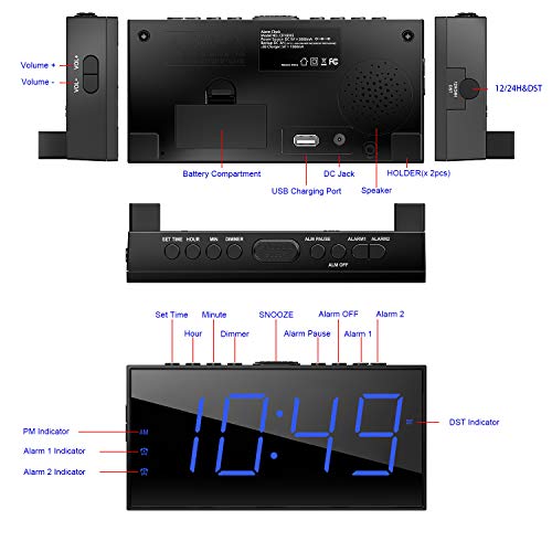 15 Best Brookstone Alarm Clocks Of 2022(Reviews & Comparison) BDR