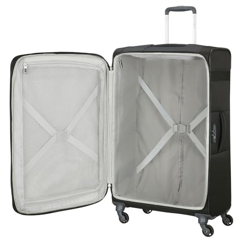 Samsonite Citybeat, Equipaje de mano Unisex adulto, Negro (Black), Spinner L EXP (78 cm - 105/113 L)